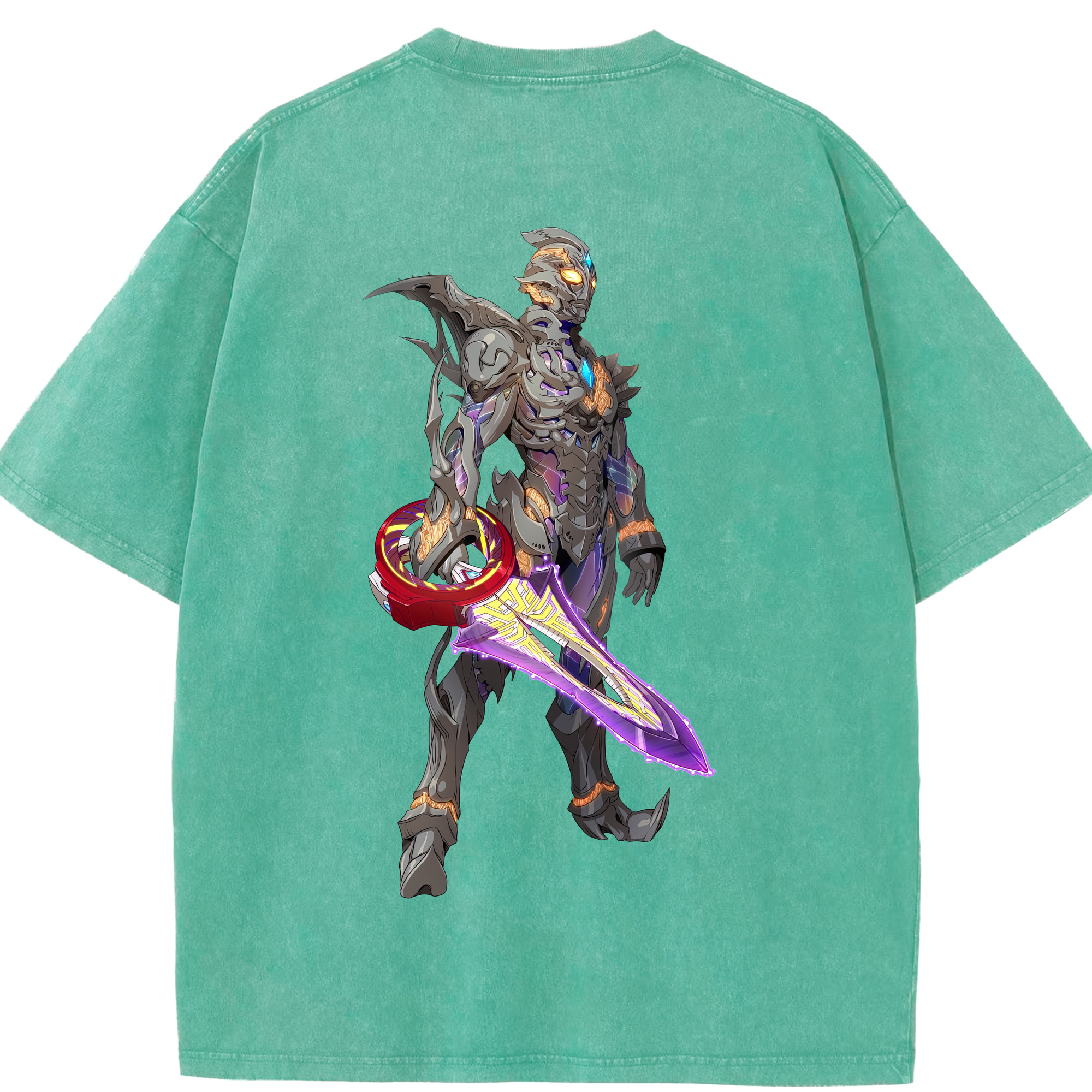 （画像用） ウルトラマン Ultraman 綿100% ヴィンテージ風 半袖Tシャツ（背面プリント）